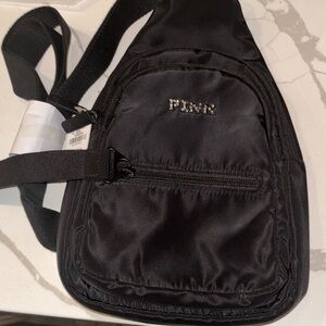 PINK Victoria's Secret Black Belt Bag